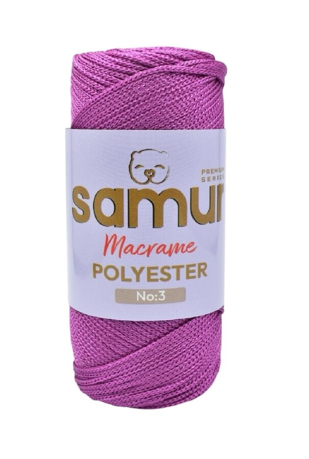 SAMUR,3 NO POLYESTER MAKROME 1544 FUŞYA - SAMUR