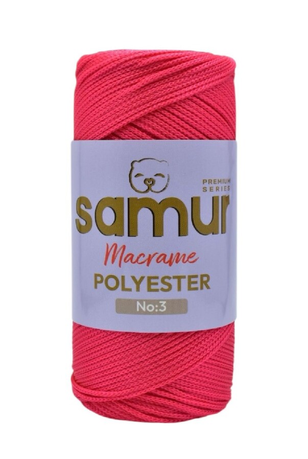 SAMUR,3 NO POLYESTER MAKROME 1851 KIRMIZI - SAMUR