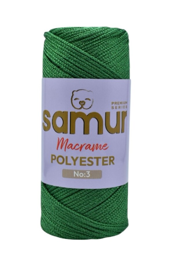 SAMUR,3 NO POLYESTER MAKROME 2745 YEŞİL - SAMUR