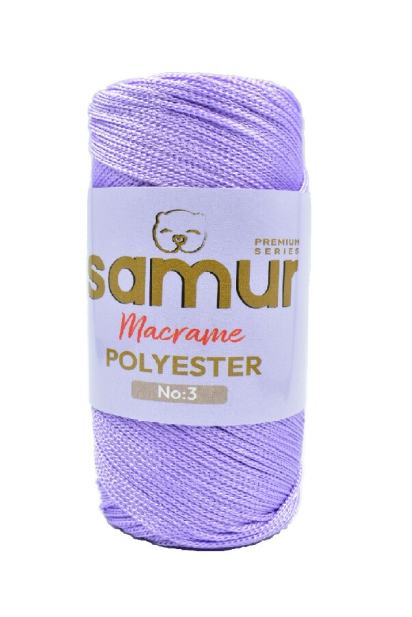 SAMUR,3 NO POLYESTER MAKROME 3200 LİLA - SAMUR