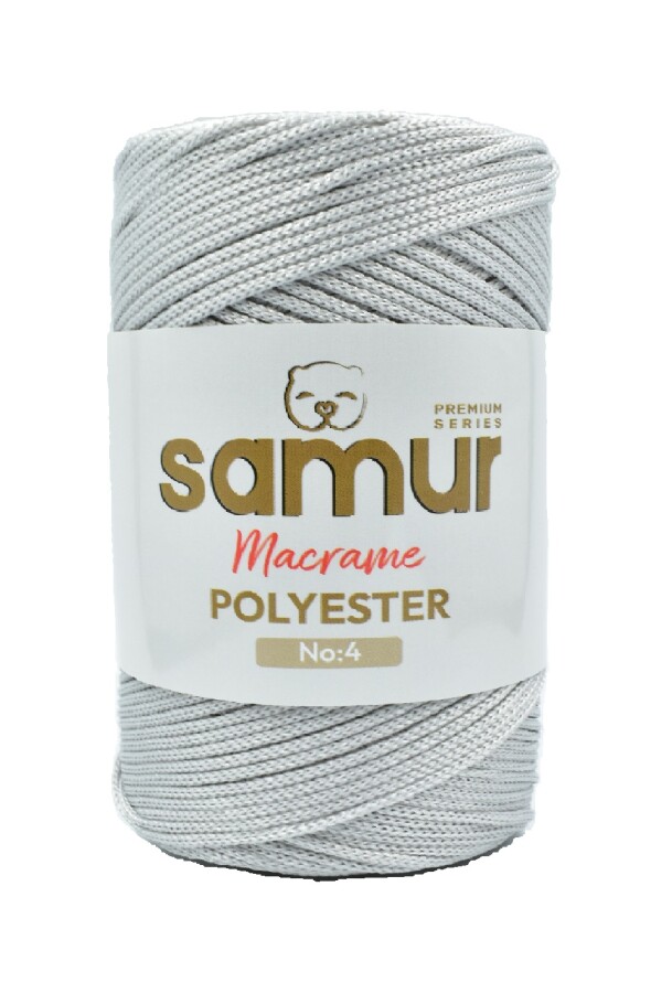 SAMUR,4 NO POLYESTER MAKROME 0034 GRİ - SAMUR
