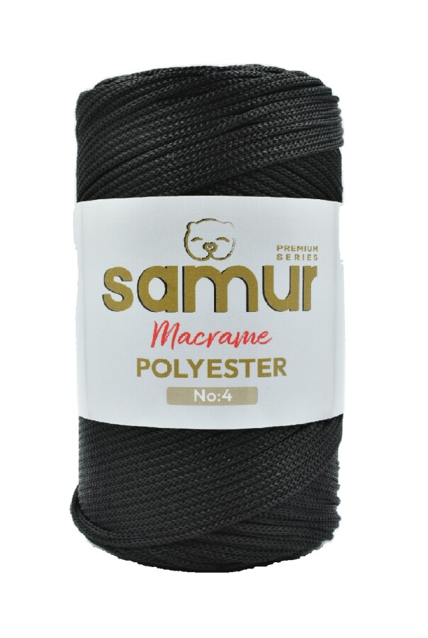 SAMUR,4 NO POLYESTER MAKROME 0060 SİYAH - SAMUR