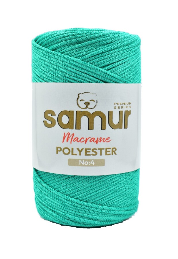 SAMUR,4 NO POLYESTER MAKROME 0175 YEŞİL - SAMUR