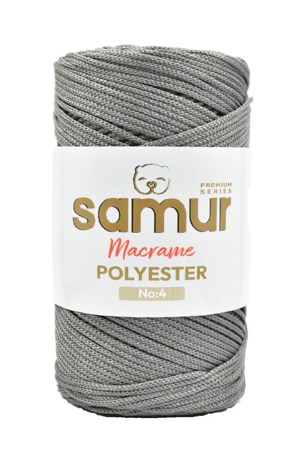 SAMUR,4 NO POLYESTER MAKROME 0420 GRİ - SAMUR