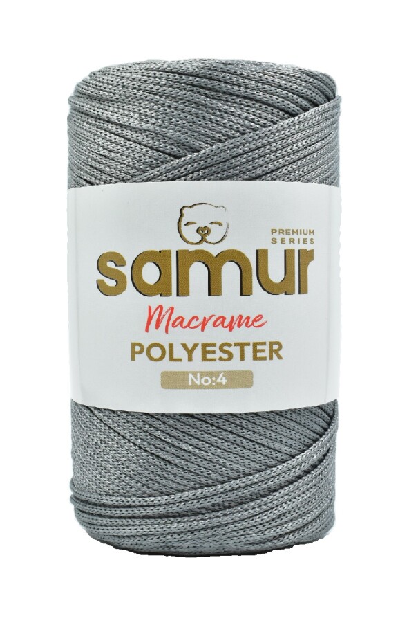 SAMUR,4 NO POLYESTER MAKROME 0423 GRİ - SAMUR