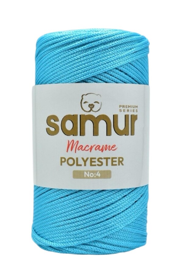 SAMUR,4 NO POLYESTER MAKROME 3040 MAVİ - SAMUR