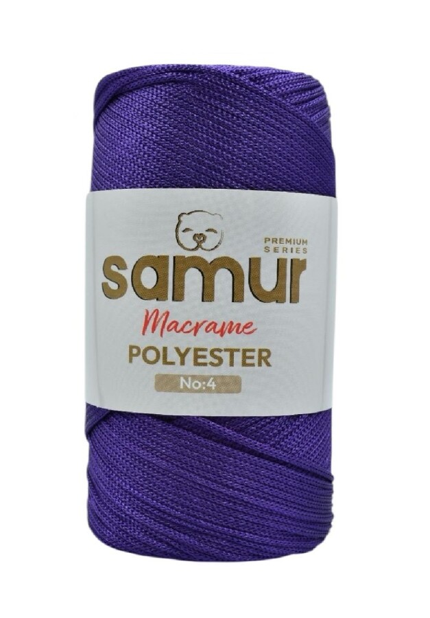 SAMUR,4 NO POLYESTER MAKROME 4250 MOR - SAMUR