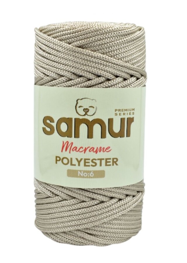 SAMUR,6 NO POLYESTER MAKROME 0227 VİZON - SAMUR