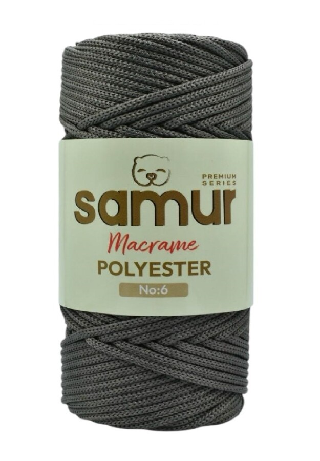 SAMUR,6 NO POLYESTER MAKROME 0420 GRİ - SAMUR