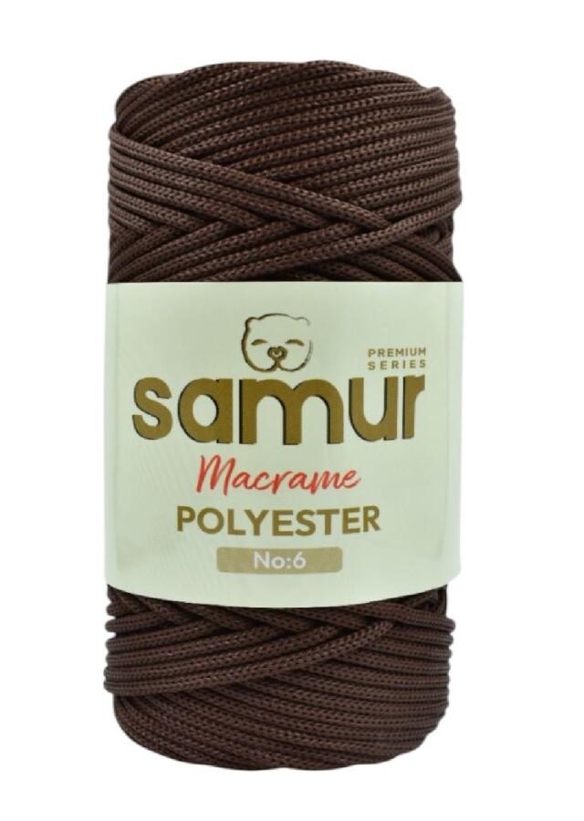 SAMUR,6 NO POLYESTER MAKROME 2070 KAHVE - SAMUR