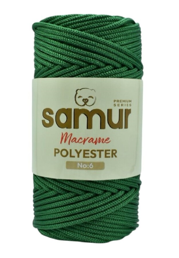 SAMUR,6 NO POLYESTER MAKROME 2745 YEŞİL - SAMUR
