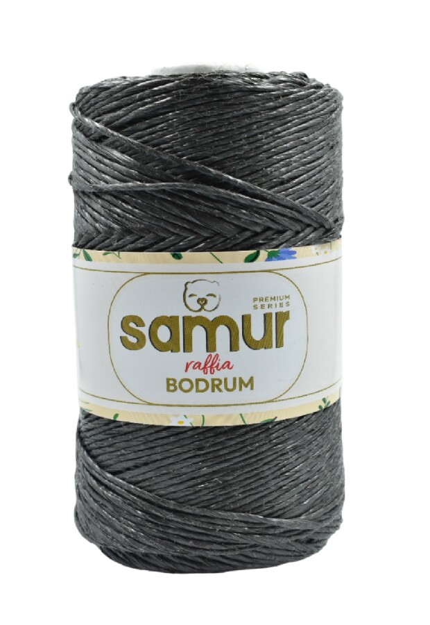 SAMUR,BODRUM RAFFİA 101 SİYAH - SAMUR