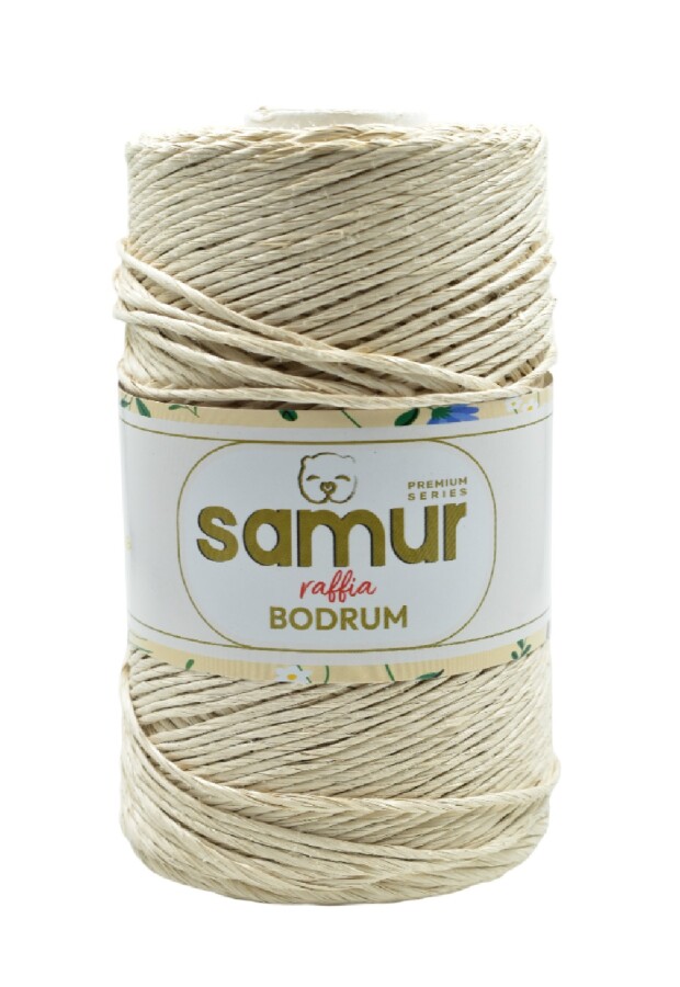 SAMUR,BODRUM RAFFİA 105 EKRU KESE KAĞIDI - SAMUR