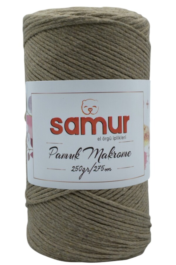 SAMUR,PAMUK MAKROME A02 BEJ - SAMUR