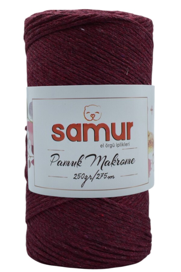 SAMUR,PAMUK MAKROME A12 BORDO - SAMUR
