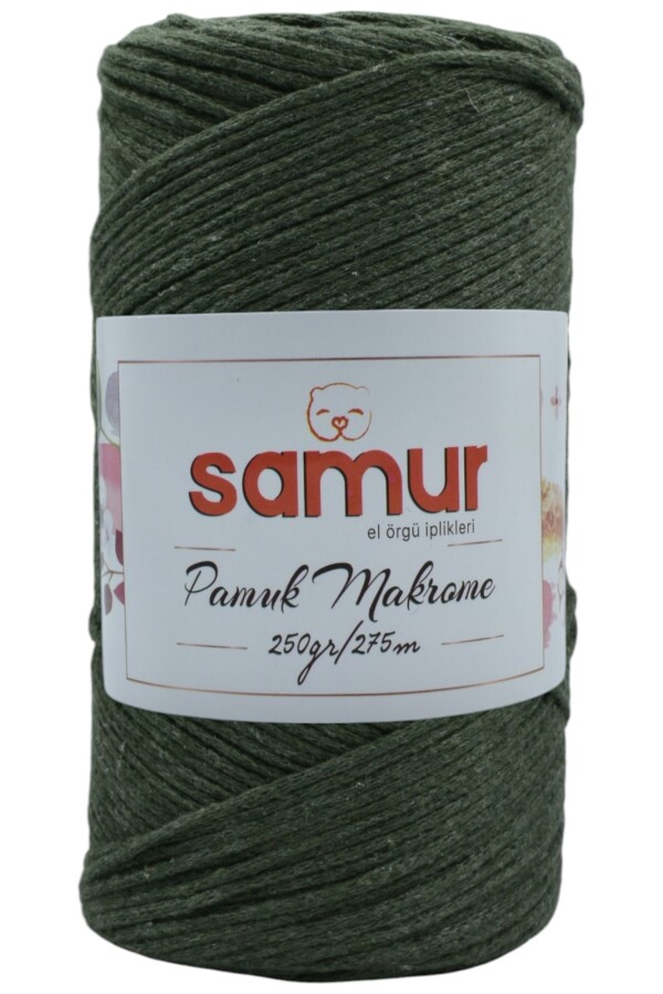 SAMUR,PAMUK MAKROME A13 HAKİ YEŞİL - SAMUR