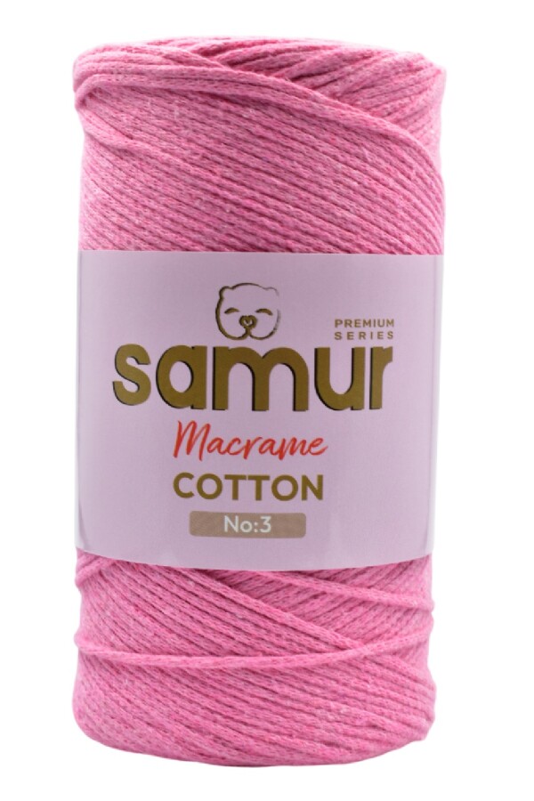 SAMUR,PAMUK MAKROME A16 TOZ PEMBE - SAMUR