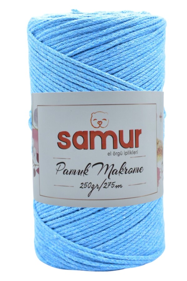 SAMUR,PAMUK MAKROME A20 MAVİ - SAMUR