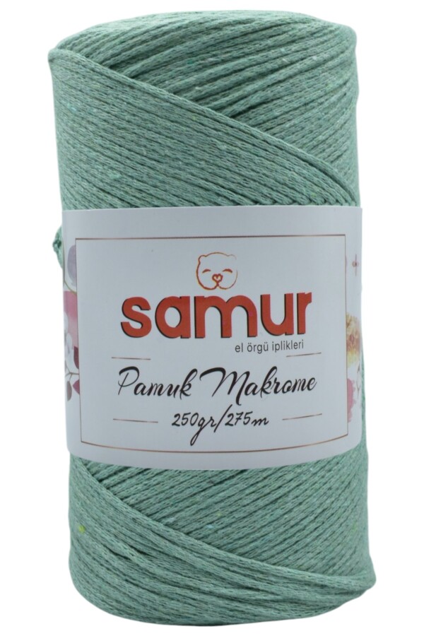 SAMUR,PAMUK MAKROME A23 NİL YEŞİLİ - SAMUR