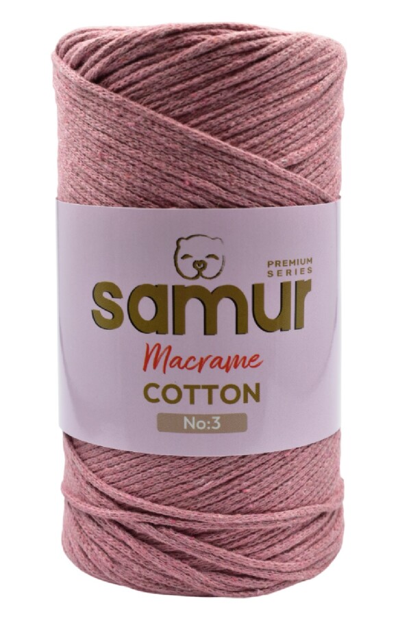 SAMUR,PAMUK MAKROME A51 GÜLKURUSU - SAMUR