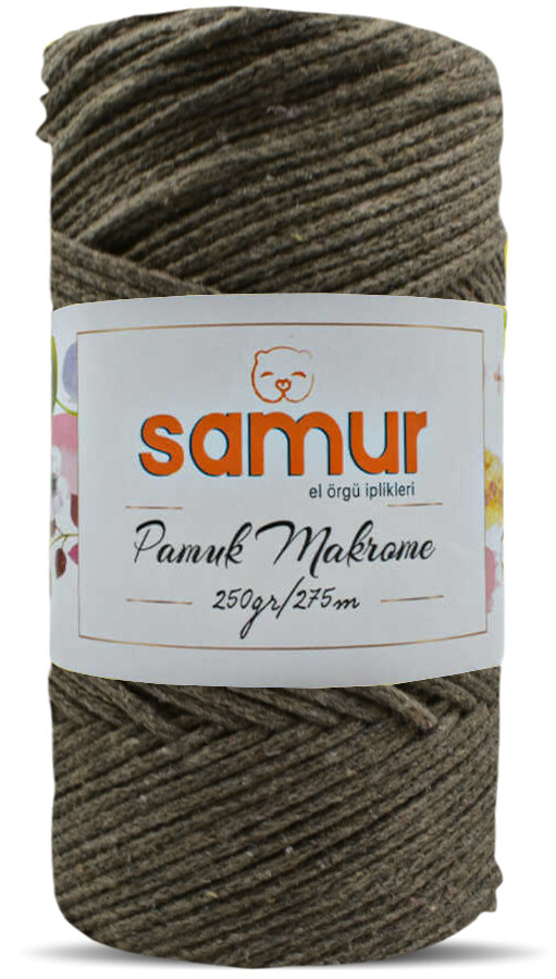 samur,pamuk makrome s11 sütlü kahve - SAMUR