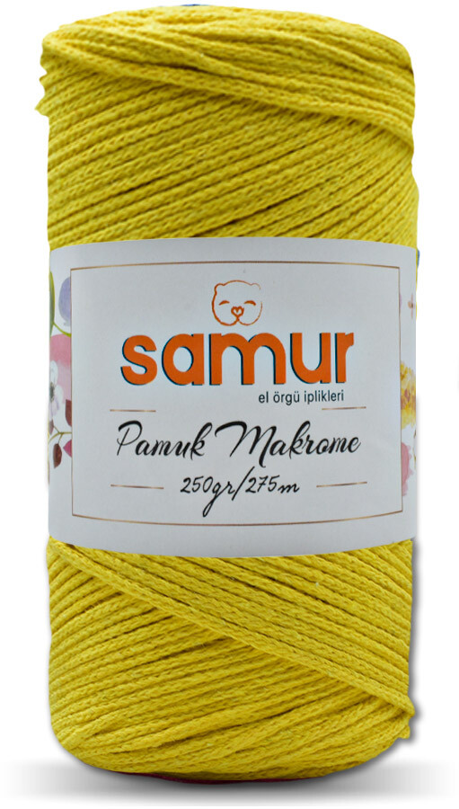 samur,pamuk makrome s20 civciv sarı - SAMUR