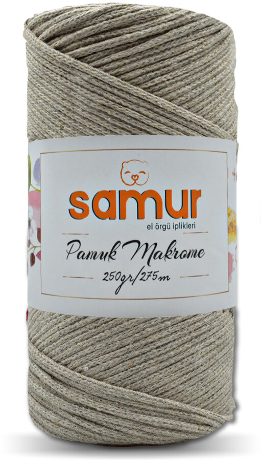 samur,pamuk makrome s22 açık bej - SAMUR