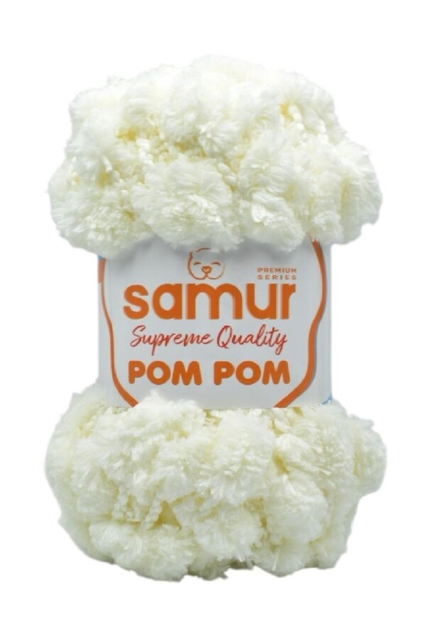 SAMUR,POMPOM 1203 KREM - SAMUR