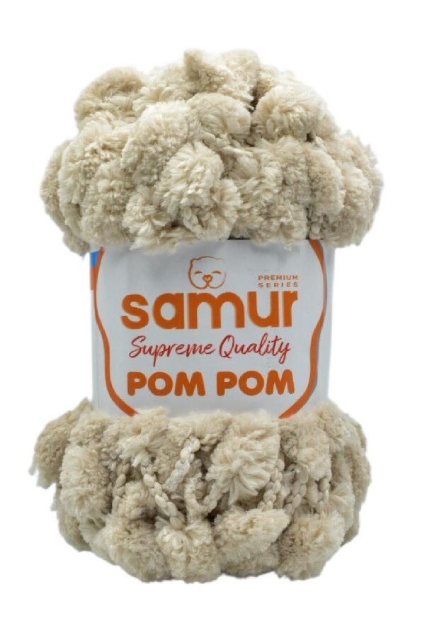 SAMUR,POMPOM 1205 BEJ - SAMUR