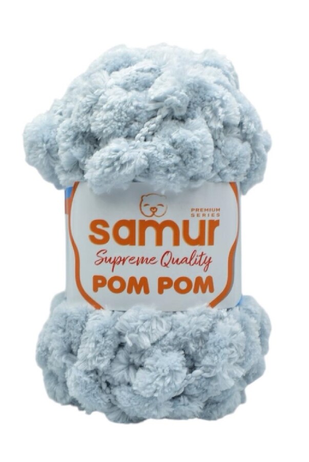 SAMUR,POMPOM 1206 GRİ - SAMUR