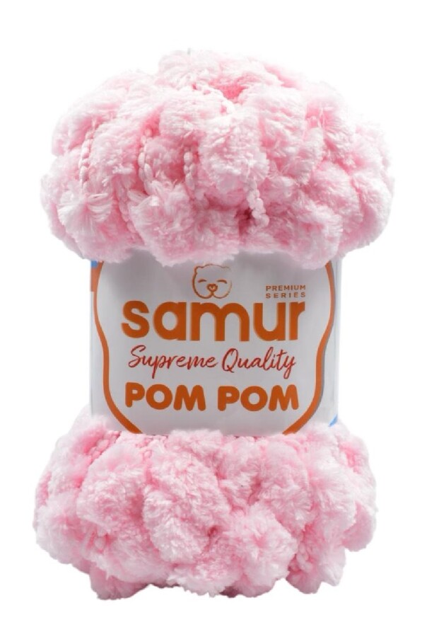 SAMUR,POMPOM 1211 PEMBE - SAMUR