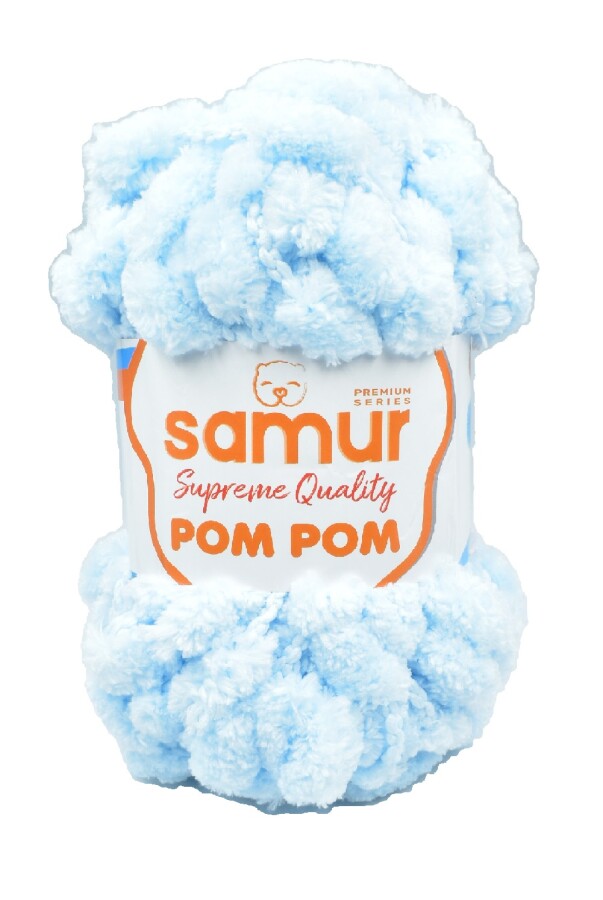 SAMUR,POMPOM 1226 BEBE MAVİ - SAMUR
