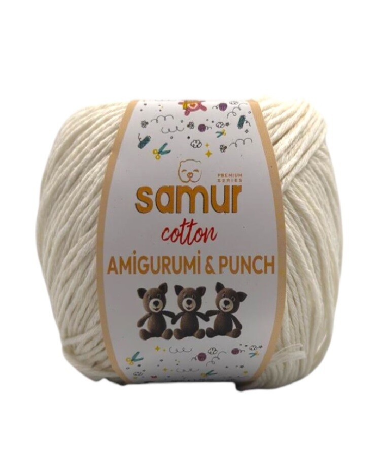 SAMUR,PANÇ & AMİGURUMİ 01 EKRU - SAMUR