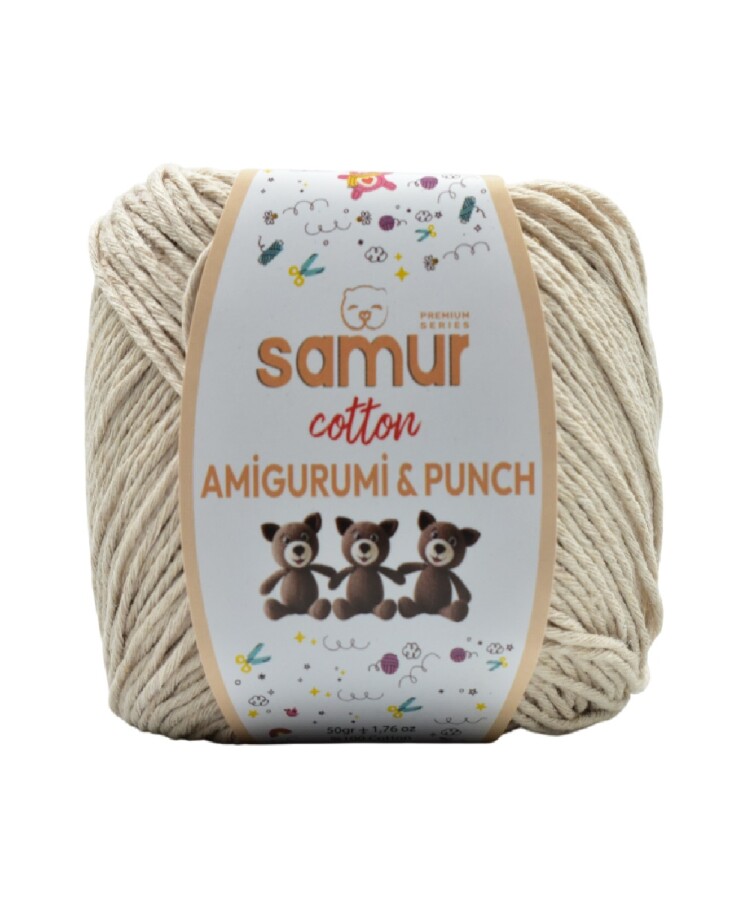 SAMUR,PANÇ & AMİGURUMİ 03 AÇIK BEJ - SAMUR