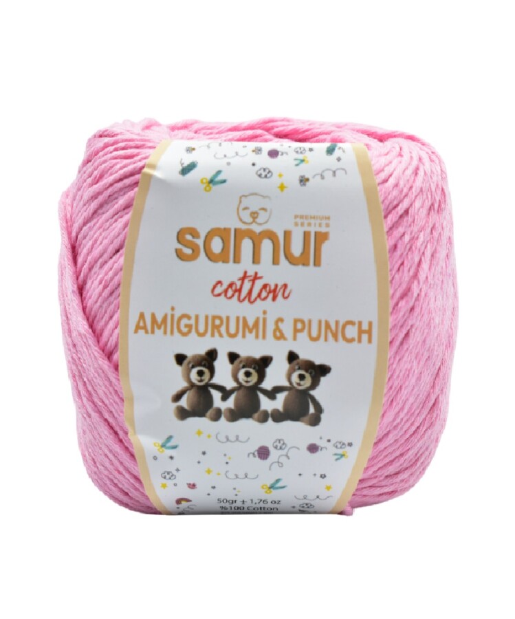 SAMUR,PANÇ & AMİGURUMİ 08 ŞEKER PEMBE - SAMUR