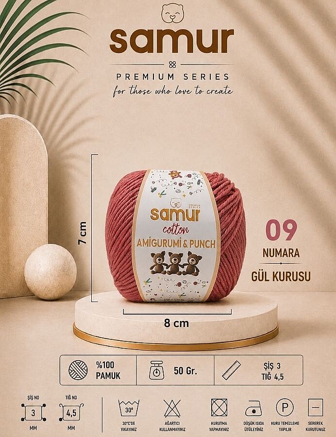SAMUR,PANÇ & AMİGURUMİ 09 MARSALA - SAMUR