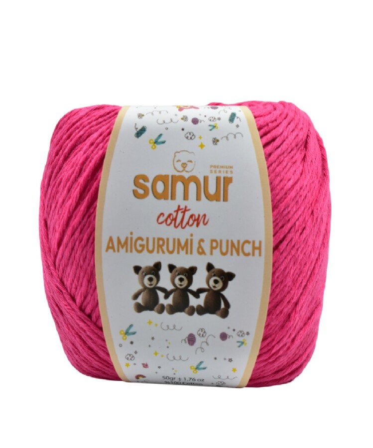 SAMUR,PANÇ & AMİGURUMİ 11 FUŞYA - SAMUR