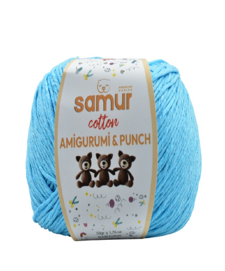 SAMUR,PANÇ & AMİGURUMİ 14 TURKUAZ - SAMUR