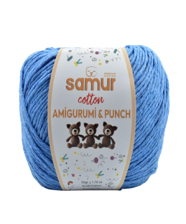 SAMUR,PANÇ & AMİGURUMİ 15 BEBE MAVİ - SAMUR
