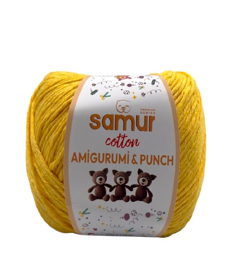 SAMUR,PANÇ & AMİGURUMİ 20 SARI - SAMUR