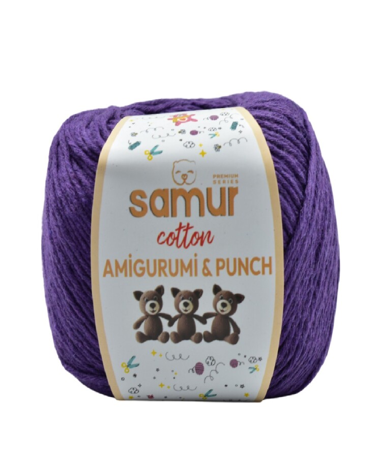 SAMUR,PANÇ & AMİGURUMİ 34 MOR - SAMUR