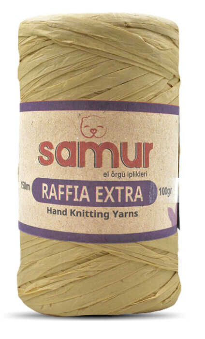 SAMUR,RAFFİA EXTRA 02 EKRU - SAMUR