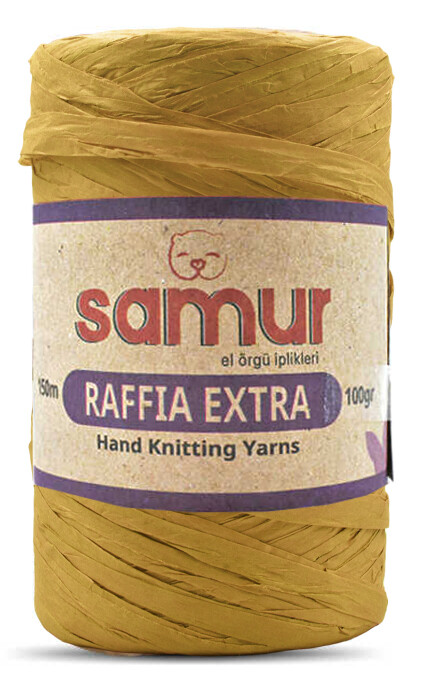 SAMUR,RAFFİA EXTRA 03 HARDAL - SAMUR
