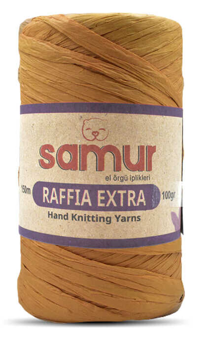 SAMUR,RAFFİA EXTRA 04 AÇIK HARDAL - SAMUR
