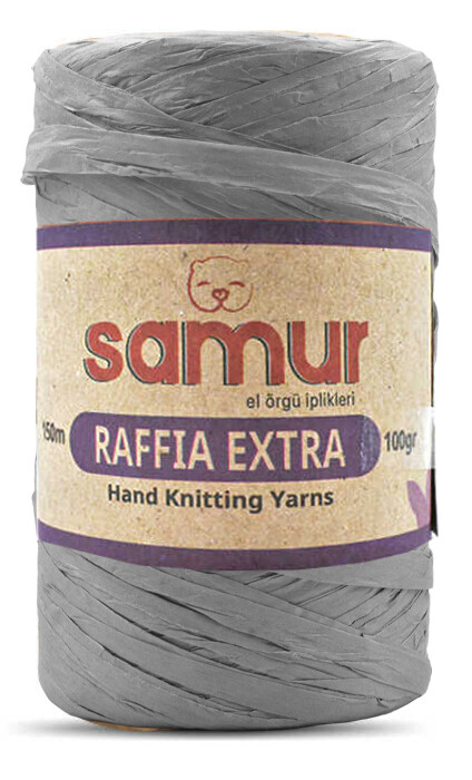 SAMUR,RAFFİA EXTRA 12 GRİ - SAMUR