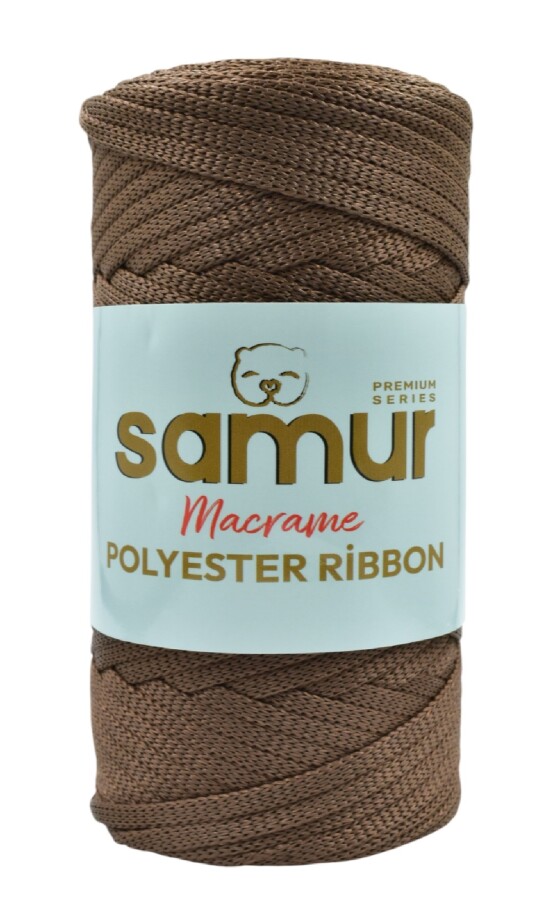 SAMUR,RİBBON POLYESTER MAKROME 2080 KAHVE - SAMUR