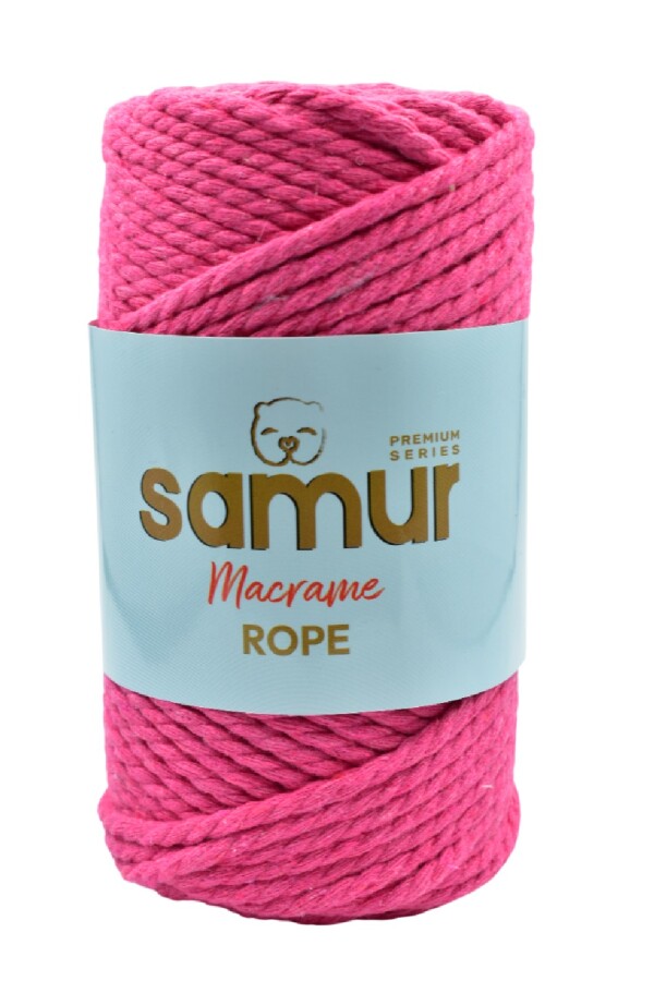 SAMUR,ROPE 3 BÜKÜM MAKROME 11 FUŞYA - SAMUR