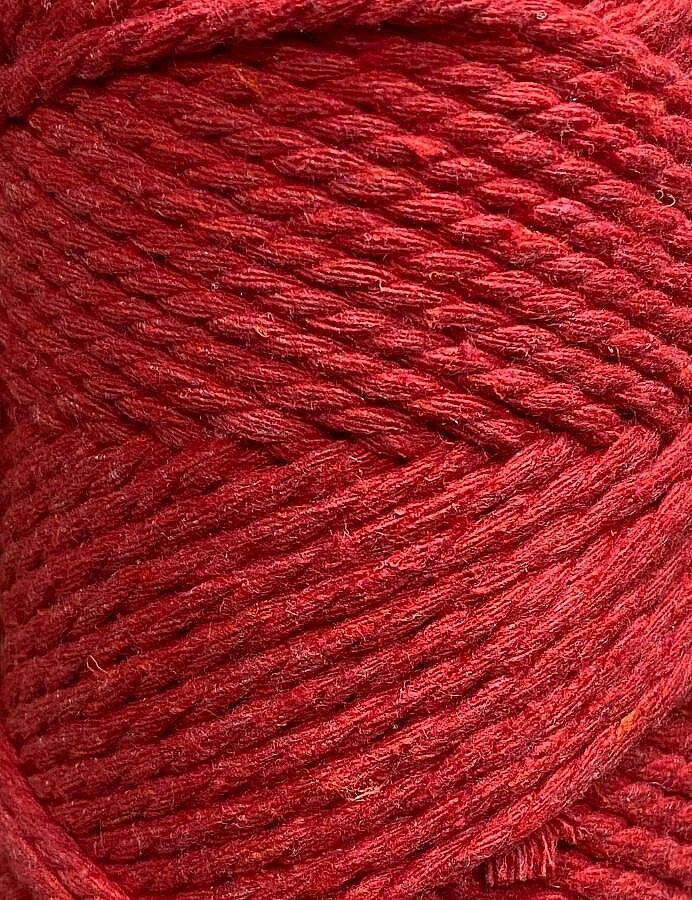 SAMUR,ROPE 3 BÜKÜM MAKROME 25 KIRMIZI - 2