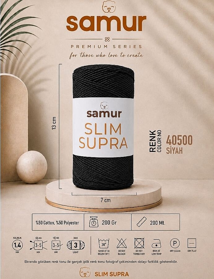 SAMUR,SLIM SUPRA 40500 SİYAH - 