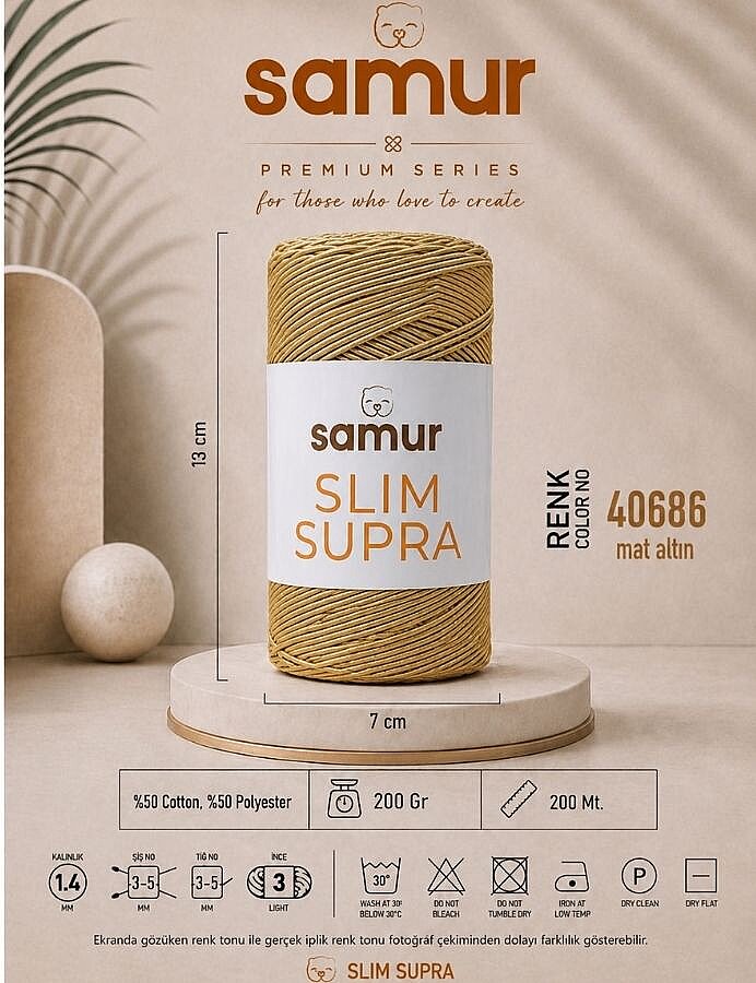 SAMUR,SLIM SUPRA 40686 MAT ALTIN - 1